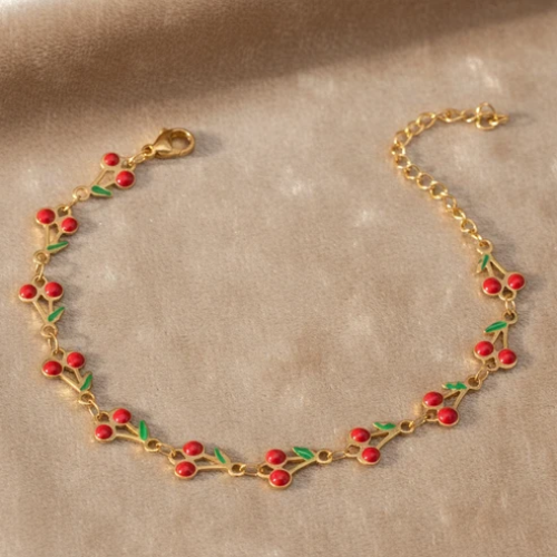 SS-12191 - Premium Gold Cherry Fruit - Bracelet
