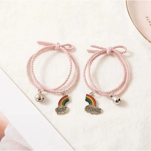 UNI-12146 - Best Friends Rainbow Pink - Bracelet Set