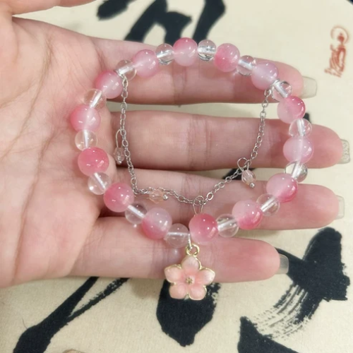 UNI-12304 - Pink Sakura Flower - Bracelet