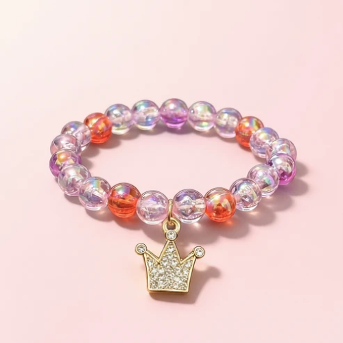 UNI-12457 - Diamond Crown Beads - Bracelet