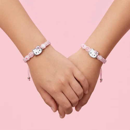 UNI-12474 - Pink Hello Kitty Love - Bracelet Set of 2