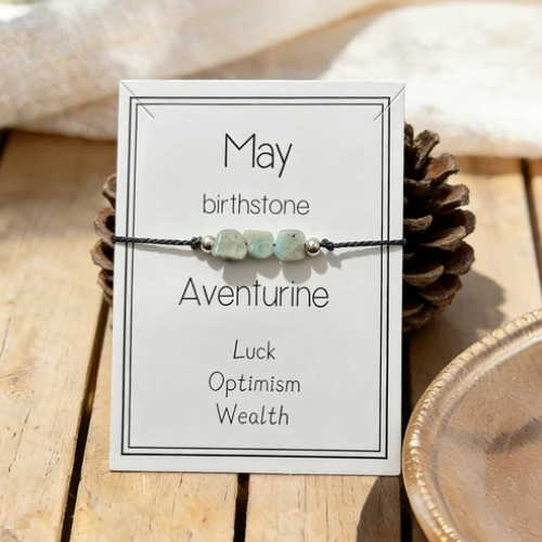 UNI-12483 - May Birthstone Natural Stone - Bracelet
