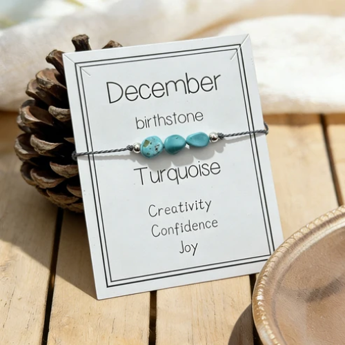 UNI-12490 - December Birthstone Natural Stone - Bracelet