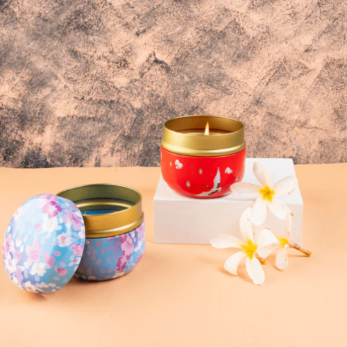 Cozy Tin Candle - Wood