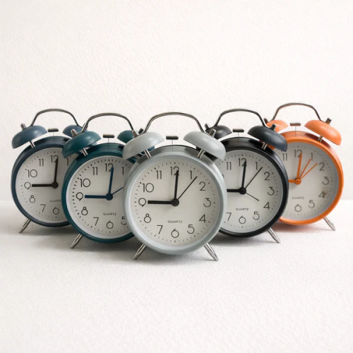 Classic Matte Twin-Ear Alarm Clock