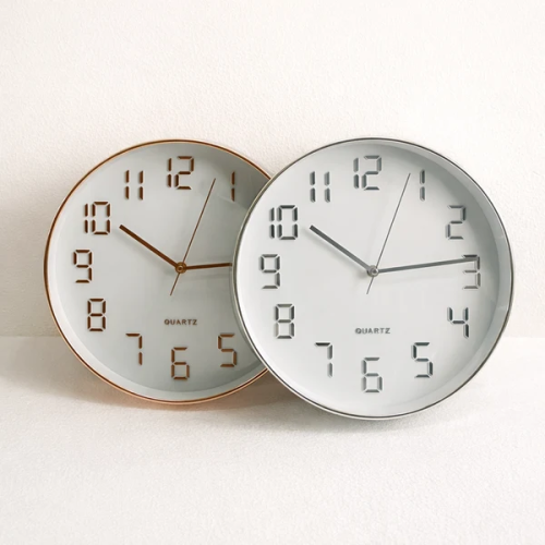 Metallic Wall Clock