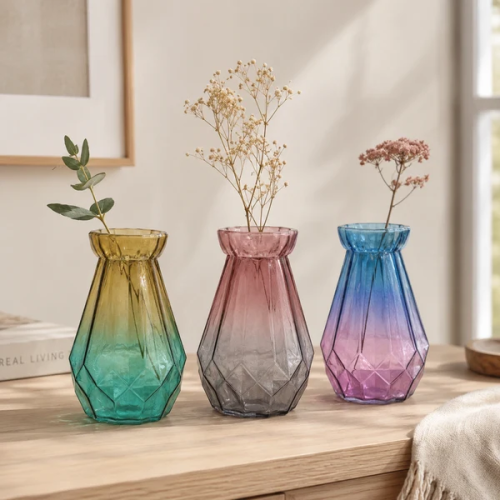 Cony Elegant Tinted Glass Vase Single