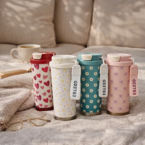 Aesthetic Coffee Tumblers (500ml)