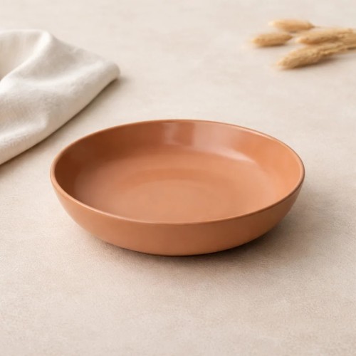 Matte Ceramic Deep Plate (9 inch)
