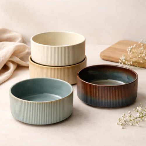 Textured Ceramic Bowl (5 inches)