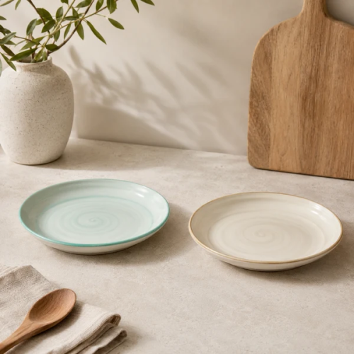 Water Swirl Plates (8 inch)