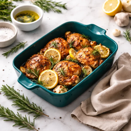 Deep Teal Oven Dish