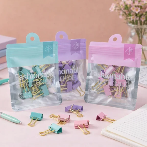 Pastel Binder Clips Set (Mix)