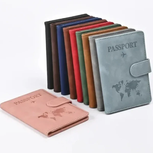 Suede Laser Passport Cover