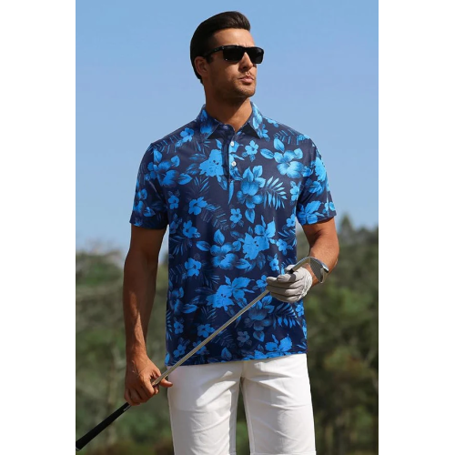 Golf Spandexdry Polo - Blue Rose