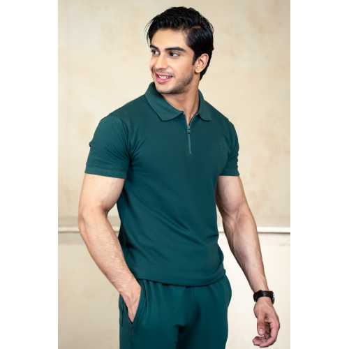 Limitless All Sea Zip Cotton Polo