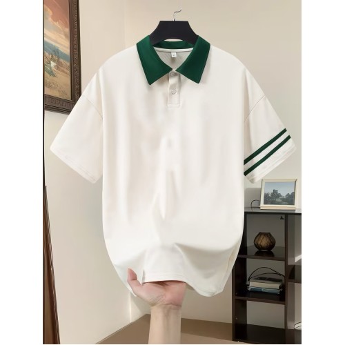 Stereo Spandex Polo - White