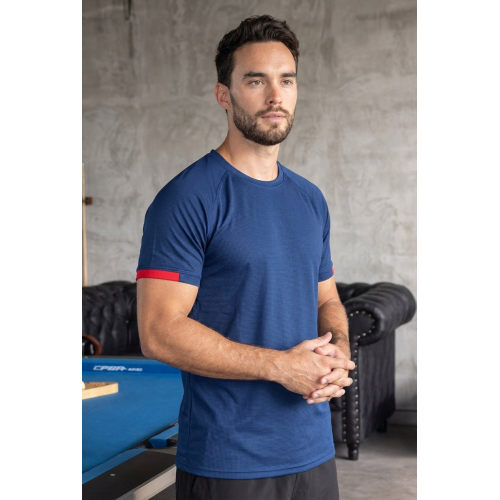 Tennis Spandexdry T-Shirts - Navy