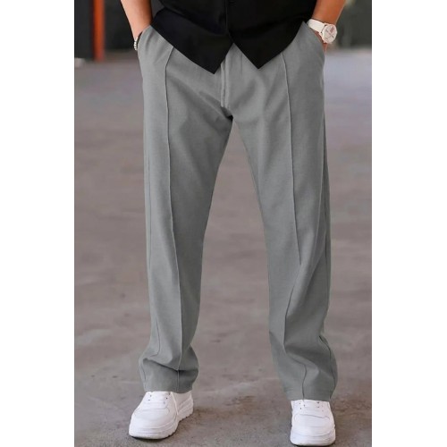 Casual Straight SpandexDry Trouser - Silver