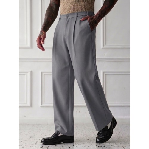 Lee Min Pants WideLeg SpandexDry - Charcoal