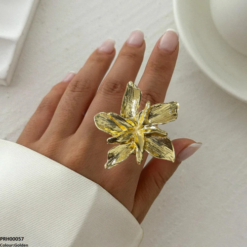 PRH00057 SDQ Flower Ring Adjustable - PRH