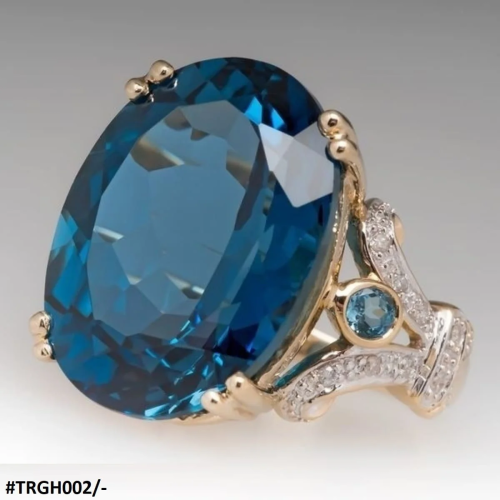TRGH002 GWH Gold Plated ZIRCON Ring - TRGH
