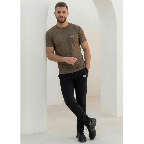 Textured AirLite Knit - Brown Tracksuit