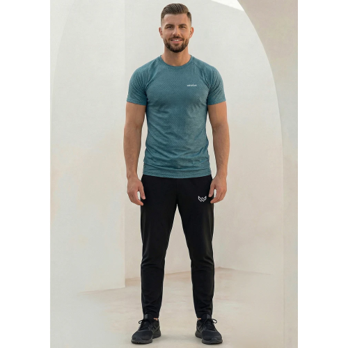 Textured AirLite Knit - Teal Tracksuit