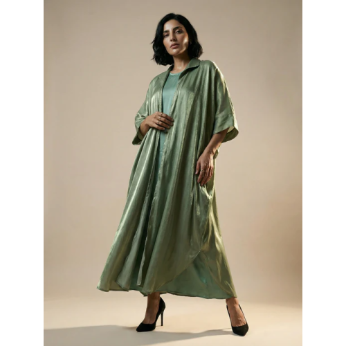 Sage Coat Style Abaya