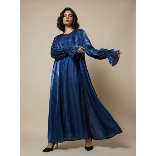 Sapphire Glow Abaya