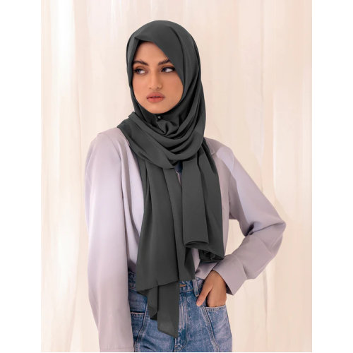 Chiffon Bubble - Charcoal