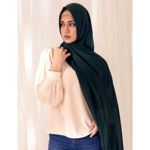Chiffon Bubble - Navy