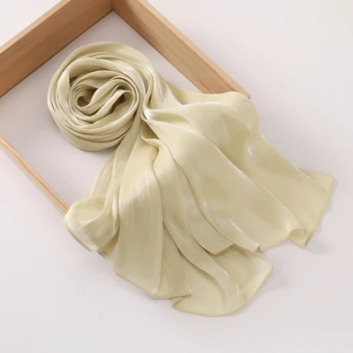 Aura Silky Organza Hijab - Blond