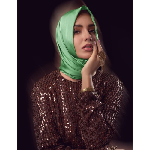 Satin Silk - Ocean Green