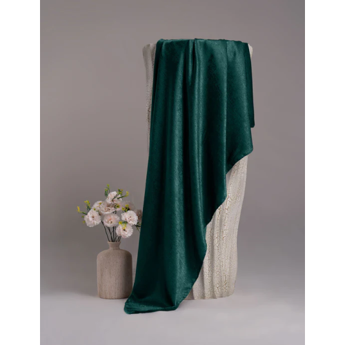 Silky Velvet Hijabs - Teal Green